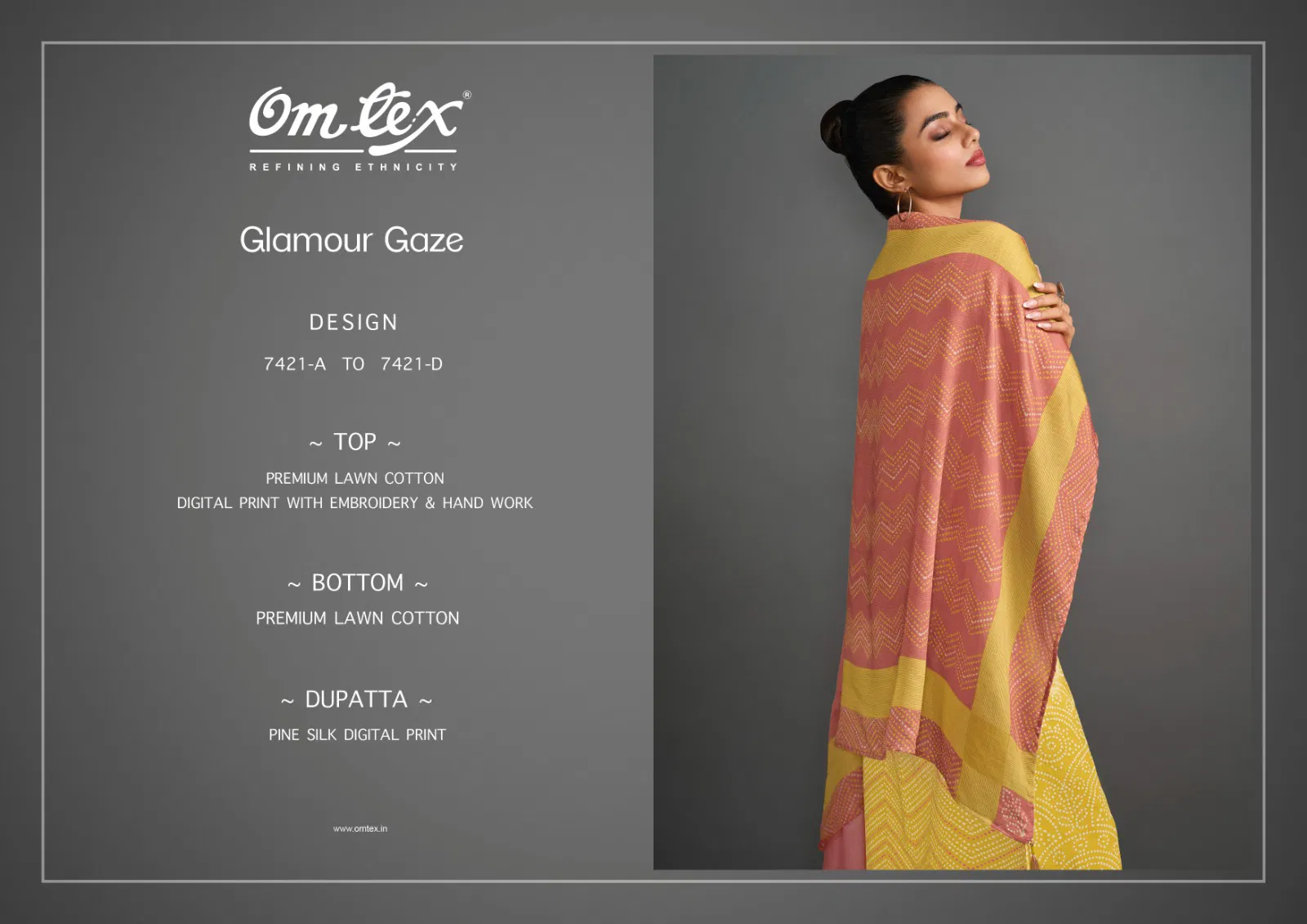 Glamour Gaze By Omtex Lawn Cotton Designer Dress Material Wholesale Online